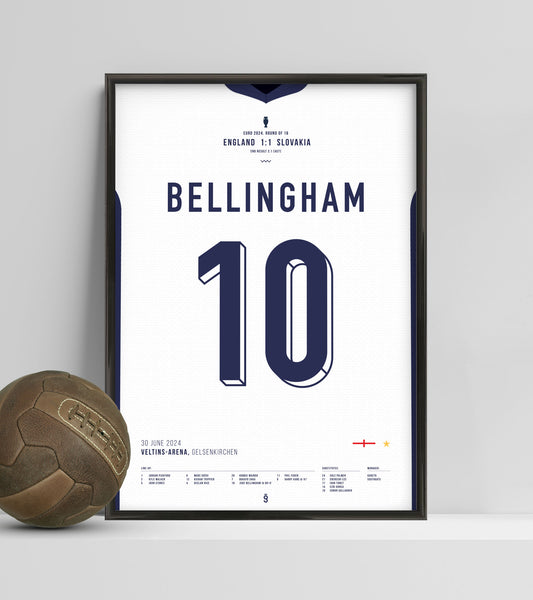 Bellingham's Spectacular Overhead Kick vs Slovakia (Jersey Ver.)