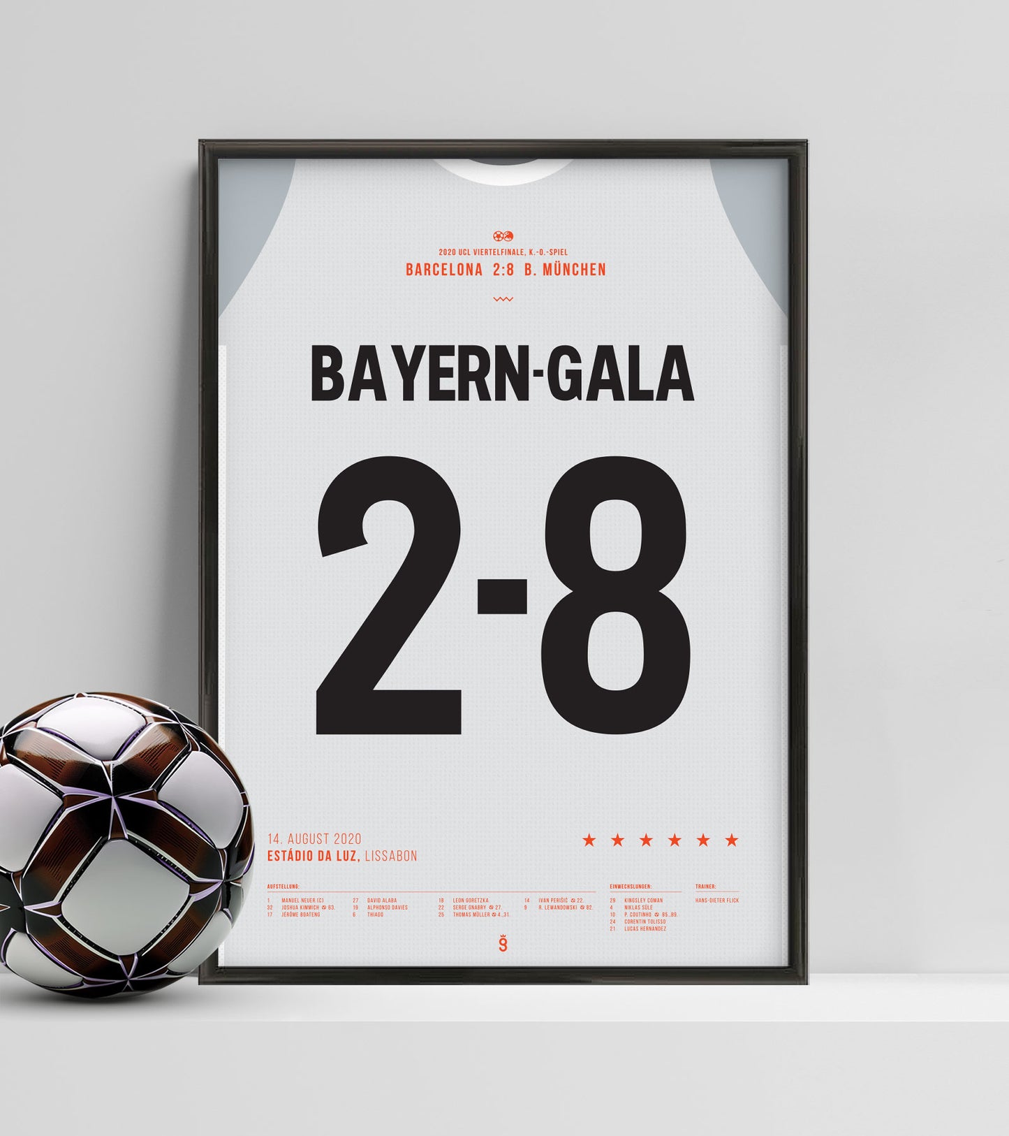 2: 8! Bayern Humiliate Barcelona (Jersey ver.)