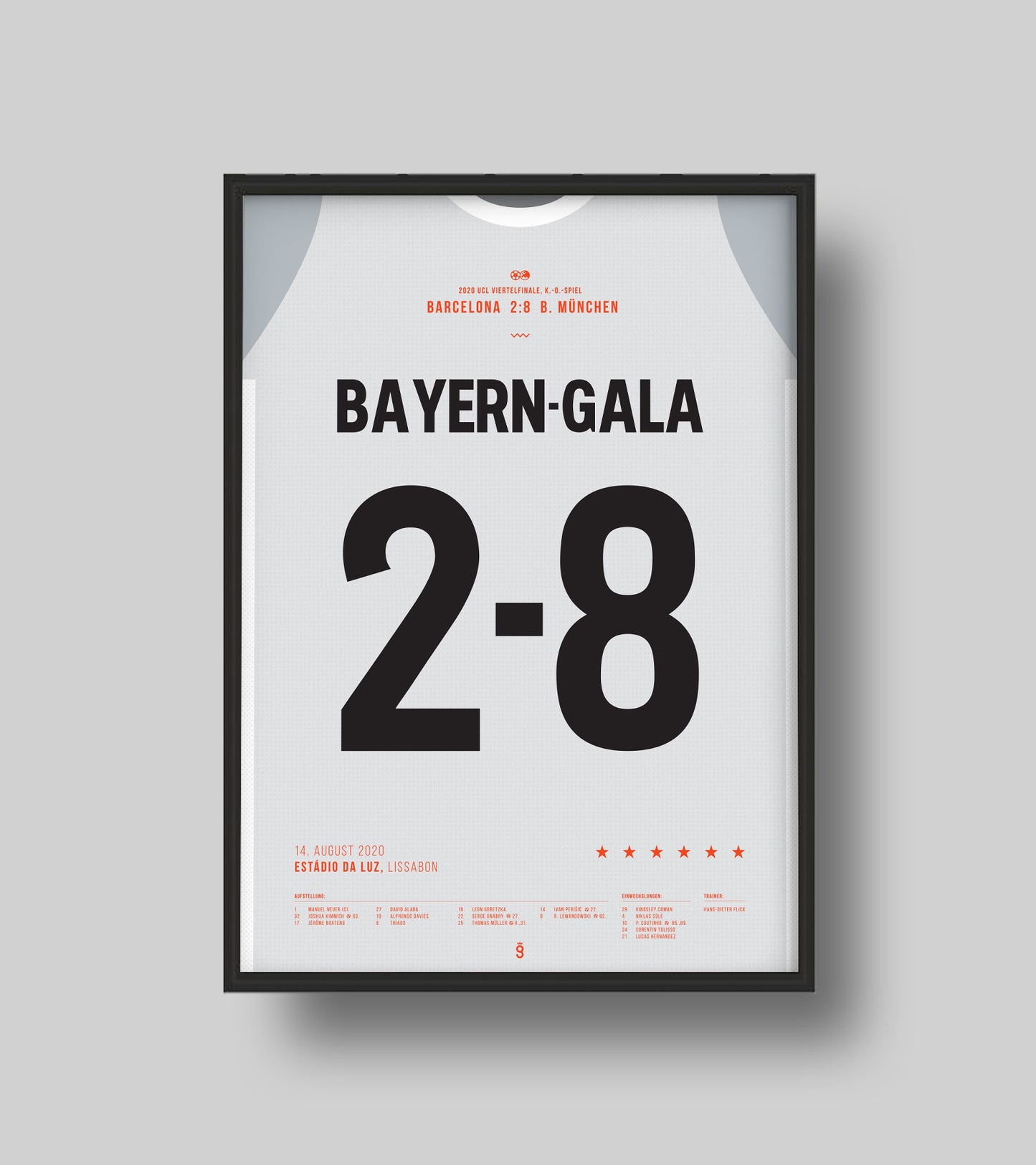 2: 8! Bayern Humiliate Barcelona (Jersey ver.)