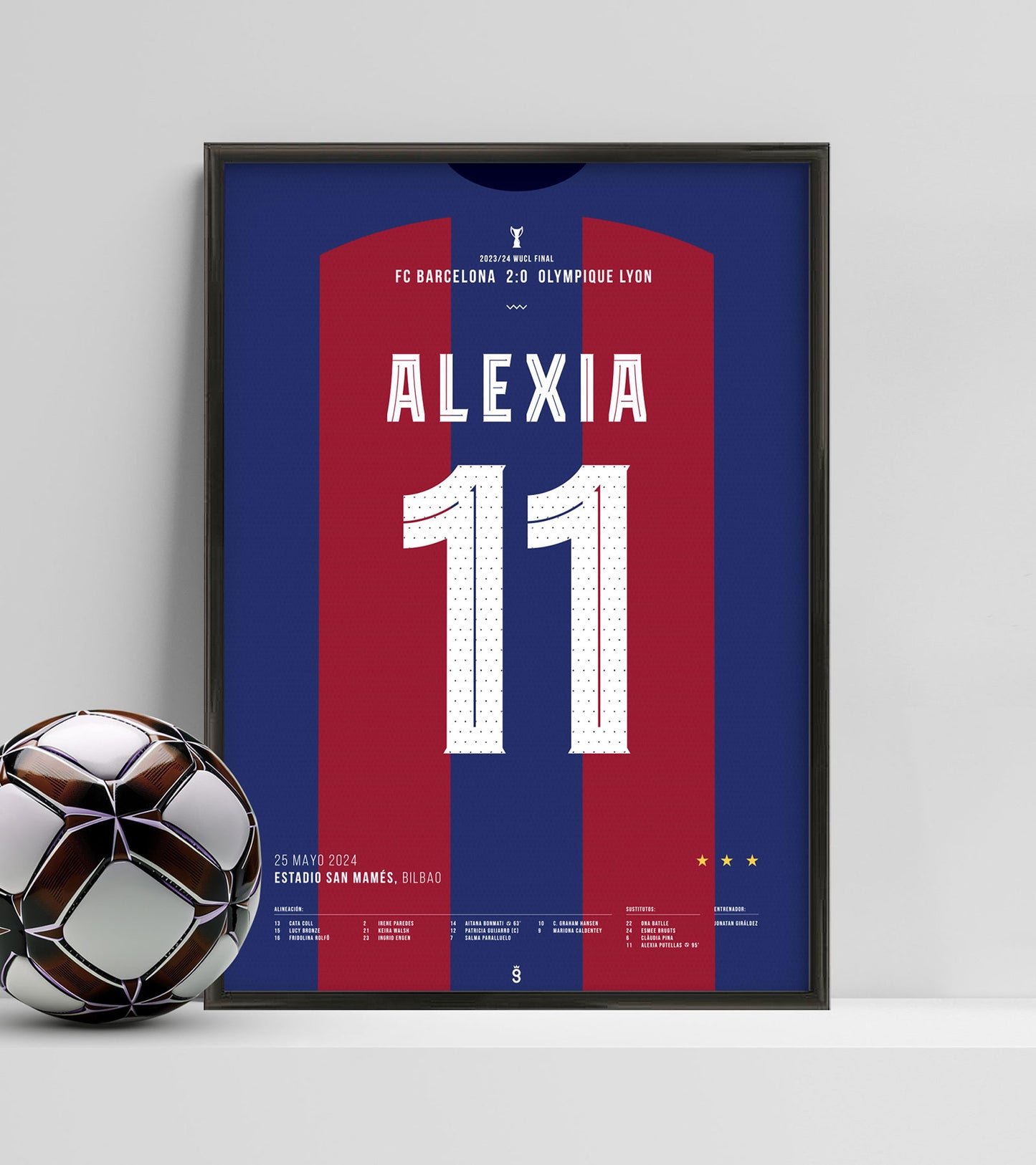 Alexia Putellas Seals Women's UCL Crown (Jersey ver.)