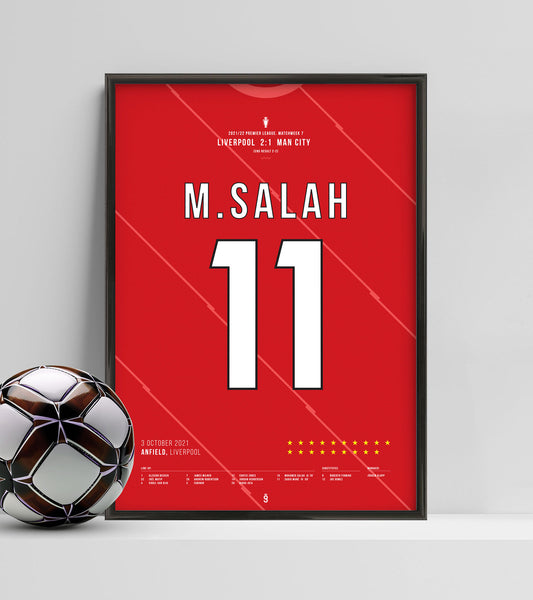 Salah’s Unforgettable Goal Against City (Jersey ver.)