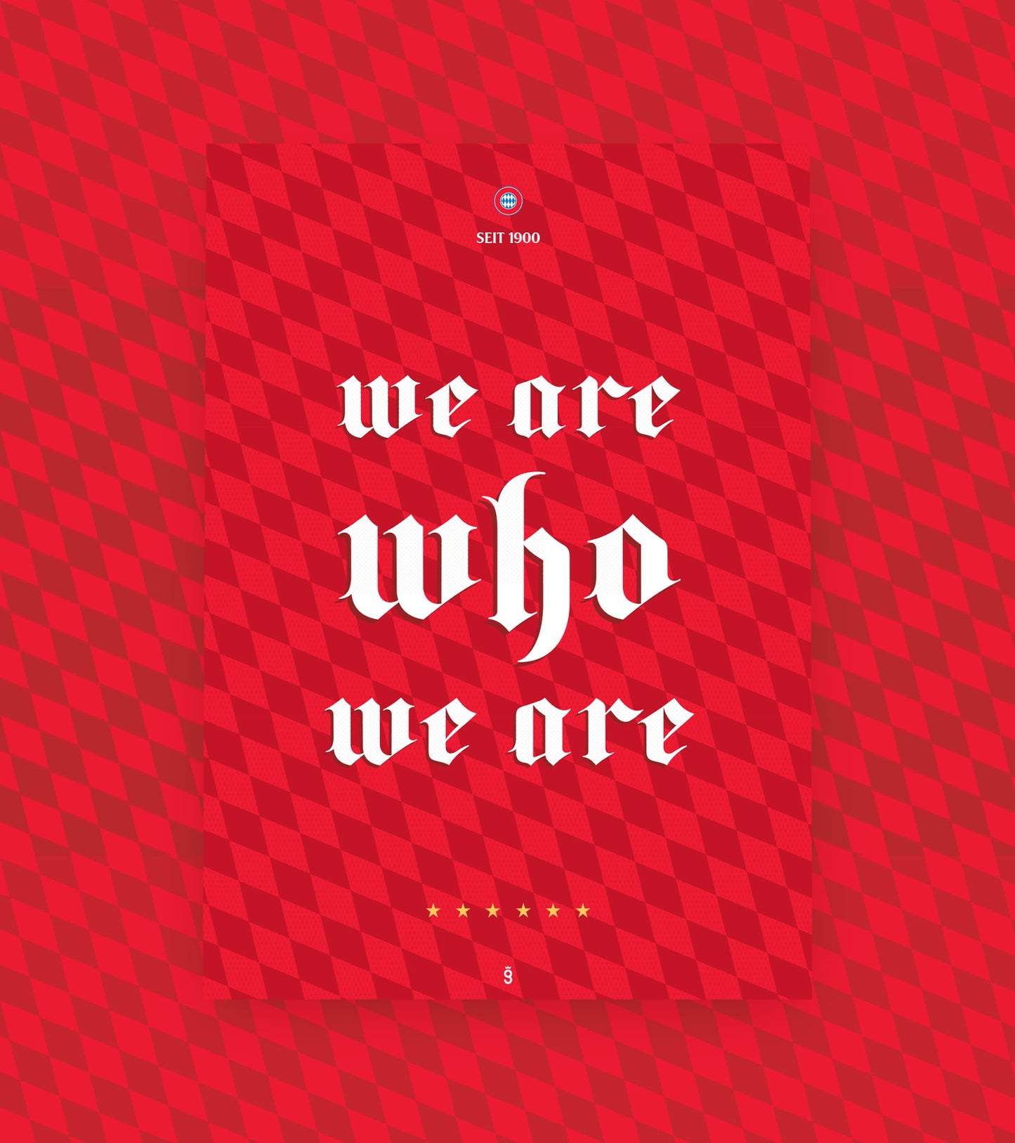 "We are who we are" Poster