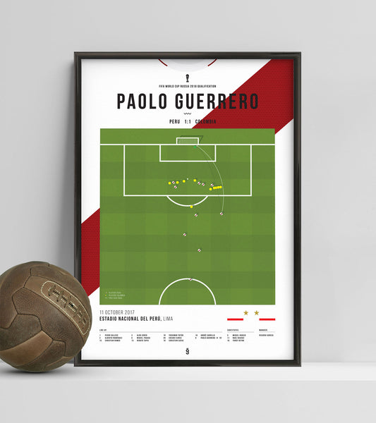 Paolo Guerrero's Vital Goal vs Colombia