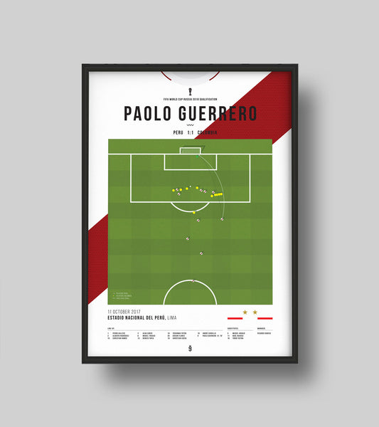 Paolo Guerreros wichtiges Tor gegen Kolumbien