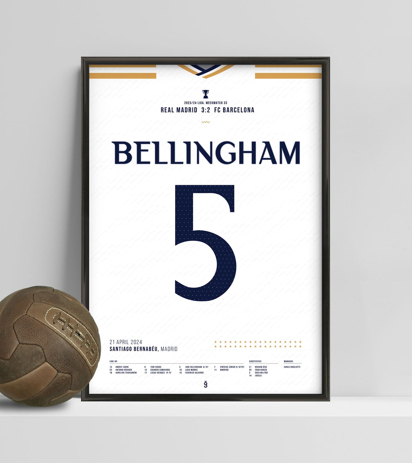 Bellingham's Clásico Masterstroke (Jersey ver.)