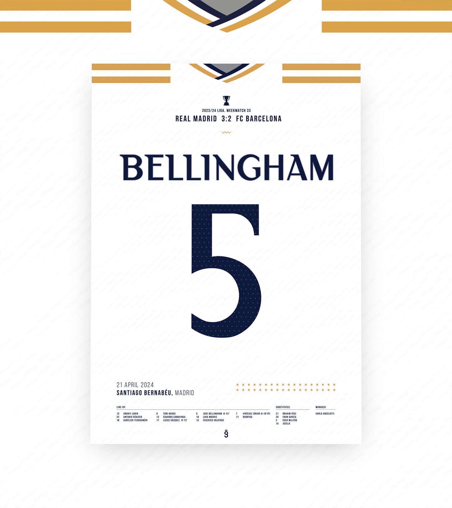 Bellingham's Clásico Masterstroke (Jersey ver.)