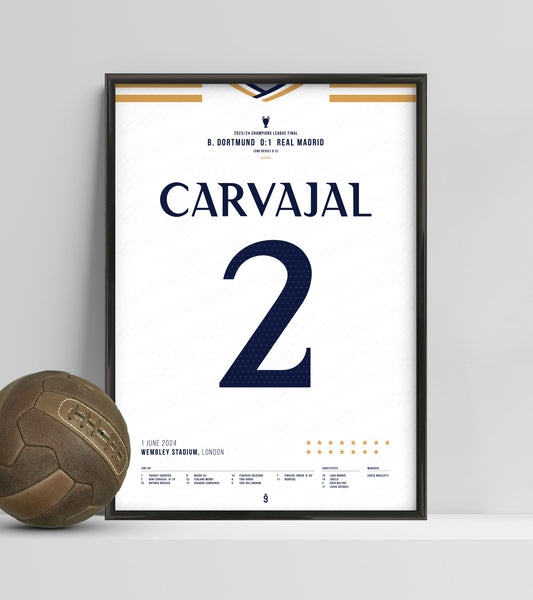 Dani Carvajals Eröffnungskopfball im UCL-Finale