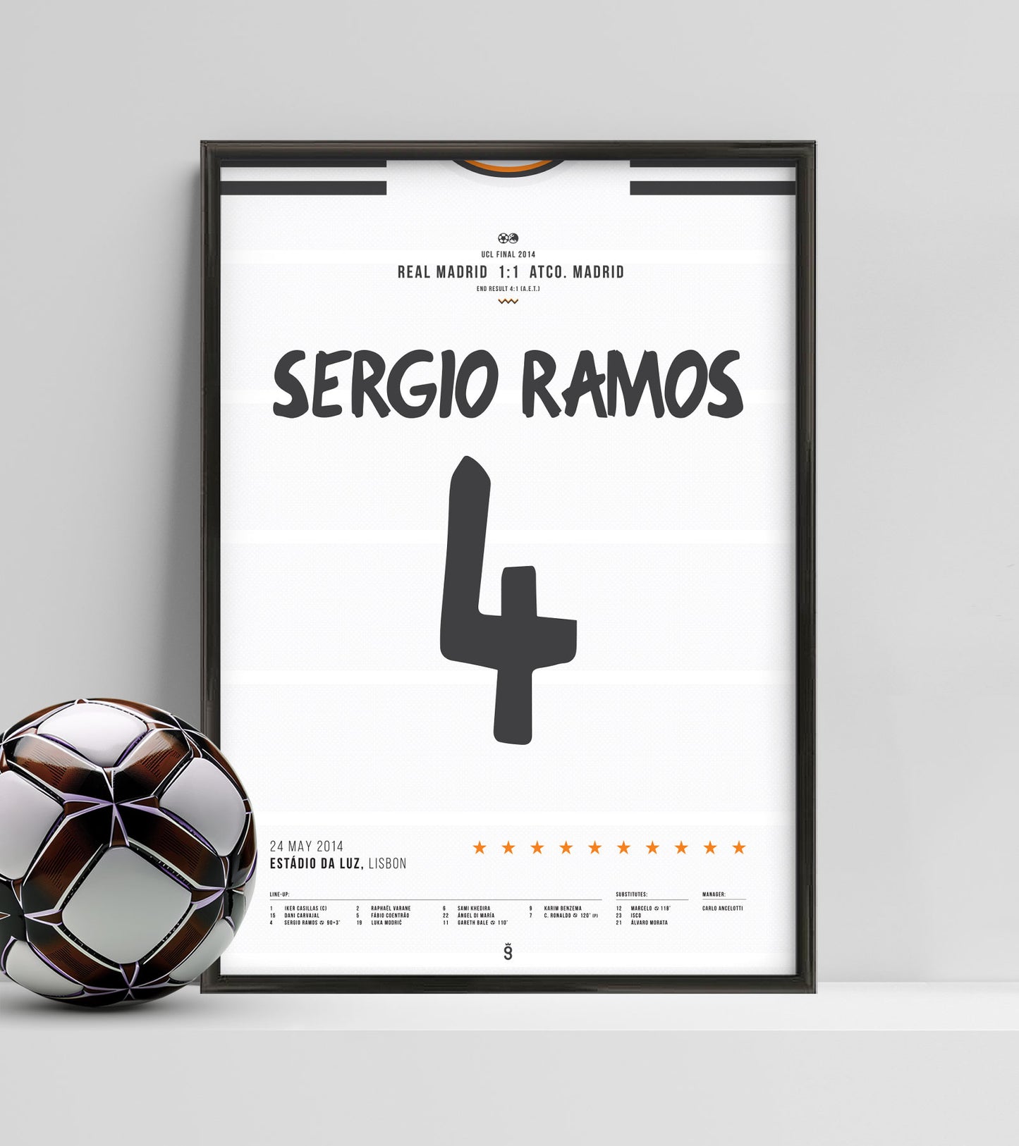 Sergio Ramos' "La Décima" goal (Jersey ver.)