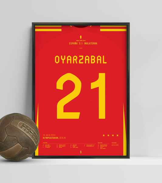 Mikel Oyarzabal's Decisive Goal in the Final vs England (Jersey ver.)