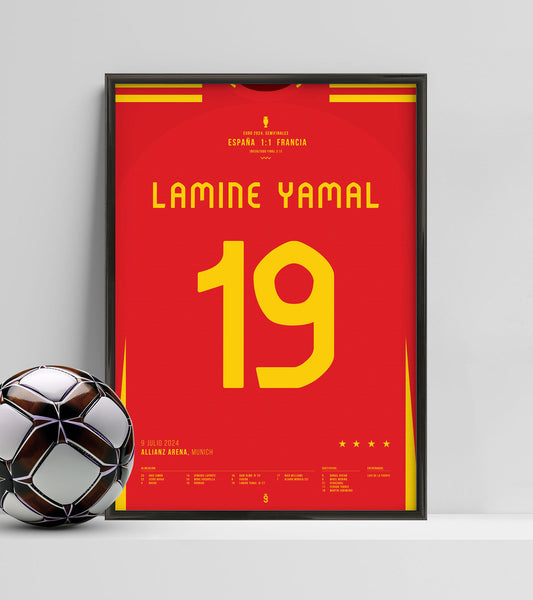 Lamine Yamal's 'Golazo' vs France (Jersey Ver.)