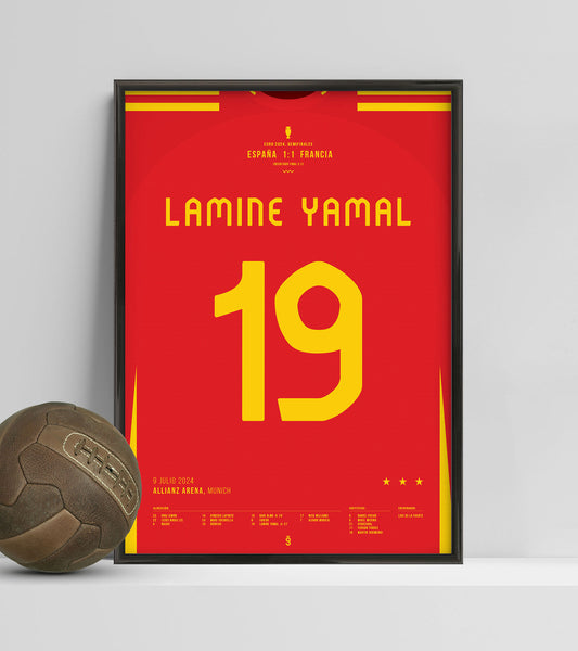 El 'golazo' de Lamine Yamal contra Francia